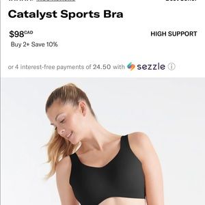 Knix Catalyst Sports Bra, sz two